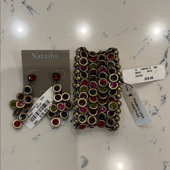 Natasha Multicolor Beaded Jewelry Set - Picture 1 of 1